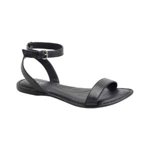 Born Black Leather Stephane Sandals